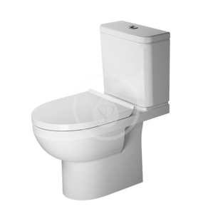 DURAVIT DuraStyle Basic WC kombi mísa, zadní odpad, Rimless, alpská bílá 2183090000
