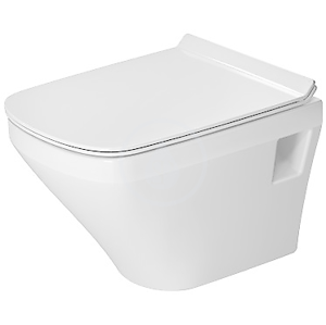 DURAVIT DuraStyle Závěsné WC Compact, s WonderGliss, bílá 25390900001
