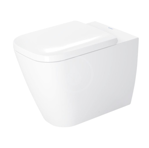 DURAVIT Happy D.2 Stojící WC, zadní odpad, s HygieneGlaze, alpská bílá 2159092000