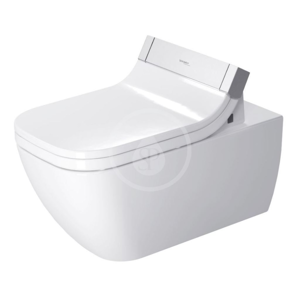DURAVIT Happy D.2 Závěsné WC pro bidetové sedátko SensoWash, Rimless, s HygieneGlaze, alpská bílá 2550592000