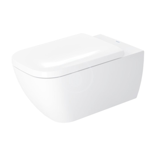 DURAVIT Happy D.2 Závěsné WC, Rimless, s HygieneGlaze, alpská bílá 2550092000