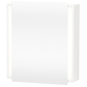 DURAVIT Ketho Zrcadlová skříňka 750x650x180 mm, levá, s LED osvětlením, 2 dvířka, lesklá bílá KT7530L2222