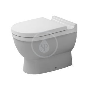 DURAVIT Starck 3 Stojící WC, zadní odpad, s HygieneGlaze, alpská bílá 0124092000