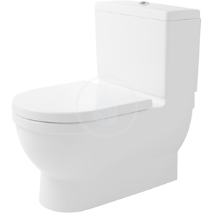 DURAVIT Starck 3 WC mísa kombi Big Toilet, s WonderGliss, bílá 21040900001