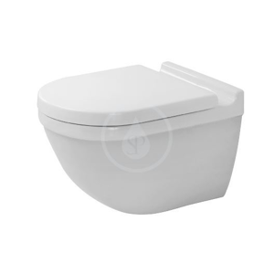 DURAVIT Starck 3 Závěsné WC se sedátkem SoftClose, bílá 42250900A1