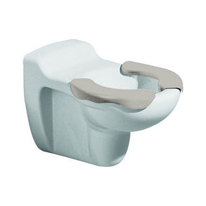 Geberit Bambini Závěsné WC pro děti WC s hlubokým splachováním s potahem sedátka 53.5cm bílá achátová šedá 201715000 201715000