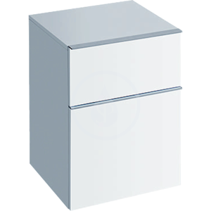 GEBERIT iCon Postranní skříňka, 450x600x477 mm, bílá lesklá 840045000