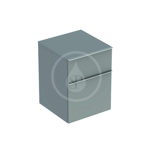 GEBERIT iCon Postranní skříňka, 450x600x477 mm, platinová lesklá 840047000