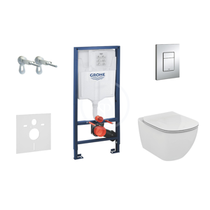 GROHE Rapid SL Sada pro závěsné WC + klozet a sedátko Ideal Standard Tesi 38528SET-KF