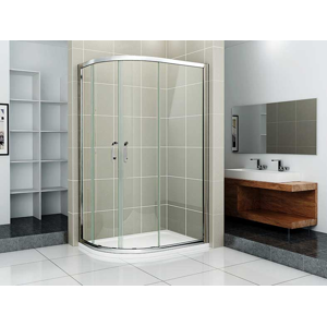 H K Čtvrtkruhový sprchový kout RELAX S4 120x80 cm s posuvnými dveřmi, výplň sklo čiré SE-RELAXS412080-06