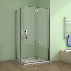 H K Produkty značky Hezká koupelna Obdélníkový sprchový kout MELODY R109, 100x90 cm se zalamovacími dveřmi SE-MELODYR109