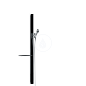 HANSGROHE Unica'E Sprchová tyč 900 mm, se sprchovou hadicí, černá/chrom 27640600