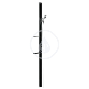 HANSGROHE Unica'E Sprchová tyč 1500 mm, se sprchovou hadicí, černá/chrom 27645600