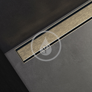 I-Drain Plano Nerezový sprchový rošt, délka 900 mm, povrch PVD, světle zlatá IDRO0900WG