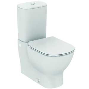 IDEAL STANDARD Tesi WC kombi mísa, spodní/zadní odpad, AquaBlade, bílá T008201