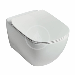 IDEAL STANDARD Tesi Závěsné WC se sedátkem, AquaBlade, bílá T354701