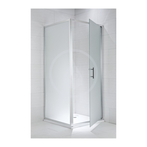 JIKA Cubito Pure Pevná sprchová stěna, 800x1950 mm, transparentní sklo/chrom H2972410026681