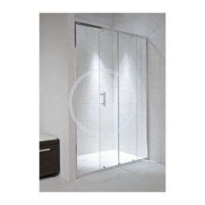 Cubito Pure Sprchové dveře posuvné dvoudílné L/P, 1400 mm, Jika perla Glass, stříbrná/sklo arctic H2422480026661