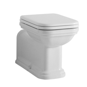 KERASAN WALDORF WC mísa stojící, 37x65cm, spodní/zadní odpad, bílá 411601