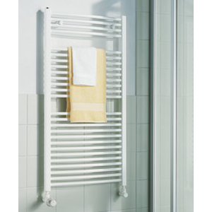 KERMI LR0100800752XXK / B-20 R, koupelnový radiátor zahnutý 800x750mm, bílá