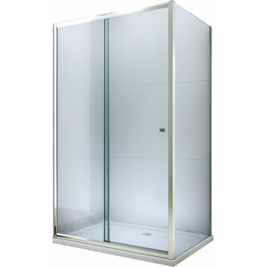 MEXEN/S APIA sprchový kout 105x80 cm, transparent, chrom 840-105-080-01-00