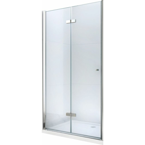 MEXEN LIMA skládací dveře 95x190 cm 6mm, chrom, transparent se stěnovým profilem 856-095-000-01-00