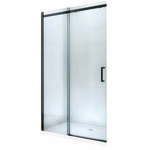 MEXEN Omega posuvné sprchové dveře 100 cm, transparent, černá 825-100-000-70-00
