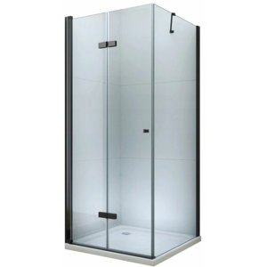 MEXEN/S LIMA sprchový kout 100x100 cm, transparent, černá 856-100-100-70-00