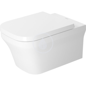 DURAVIT P3 Comforts Závěsné WC, Rimless, DuraFix, alpská bílá 2561090000