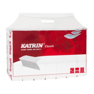 Papírové skládané ručníky Katrin 100621 bílé Handy Pack EG671