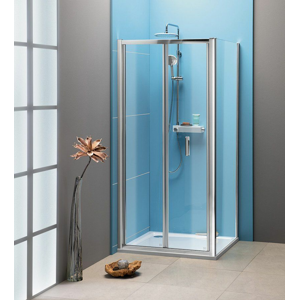 POLYSAN EASY LINE čtvercový sprchový kout 900x900mm, skládací dveře, L/P varianta, čiré sklo EL1990EL3315