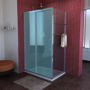 POLYSAN LUCIS LINE sprchová boční stěna 1000, čiré sklo DL3515