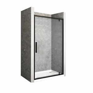 REA Otevírací sprchové dveře Rapid Swing 100 černé REA-K6410