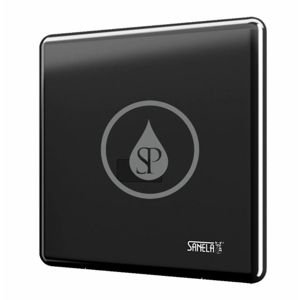 SANELA Senzorové sprchy Nerezové ovládání s infračervenou elektronikou ALS, pro 1 druh vody, síťové napájení, černá SLS 01AKV