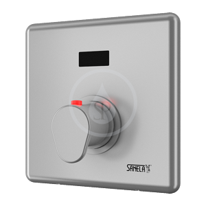 SANELA Senzorové sprchy Ovládání sprch s termostatickým ventilem pro teplou a studenou vodu pro bateriové napájení, chrom SLS 02TB
