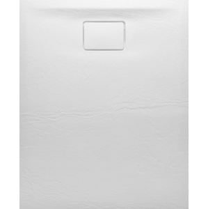 SAPHO ACORA vanička z litého mramoru, obdélník 120x80x2,9cm, bílá, dekor kámen AC004