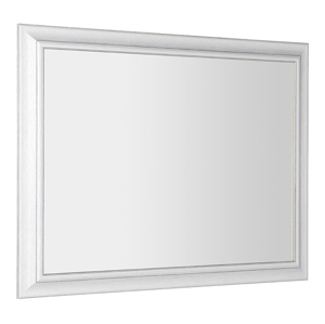SAPHO AMBIENTE zrcadlo v dřevěném rámu 720x920mm, starobílá NL705