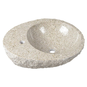 SAPHO BLOK kamenné umyvadlo, 56x15x46 cm, hrubý kámen 2401-27