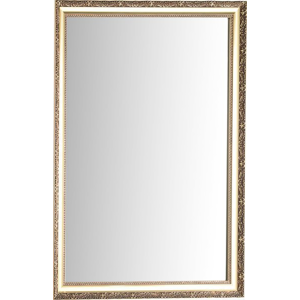 SAPHO BOHEMIA zrcadlo v dřevěném rámu 686x886mm, zlatá NL483