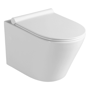 SAPHO PACO závěsná WC mísa vč. sedátka, 36x52,5 cm, bílá PZ1012