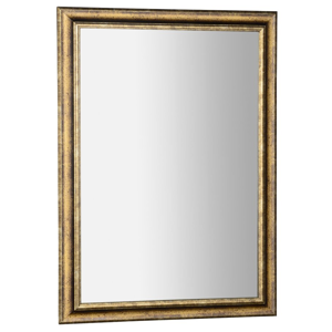 SAPHO ROMINA zrcadlo v dřevěném rámu 580x780mm, bronzová patina NL392