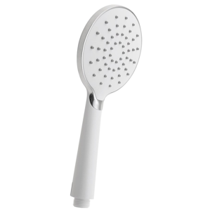 SAPHO Ruční sprcha, 1 funkce, průměr 110 mm, ABS/bílá, chrom lesk, bílá (1204-27)