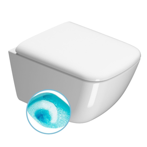 GSI SAND závěsná WC mísa, Swirlflush, 36x50 cm, bílá ExtraGlaze 901611