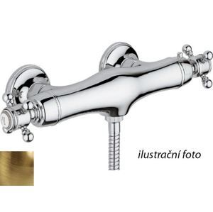 SAPHO SASSARI nástěnná sprchová termostatická baterie, bronz (LO41255BR) SR245BR