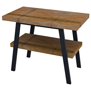 SAPHO TWIGA umyvadlový stolek 90x72x50 cm, černá mat/old wood VC442-90-8