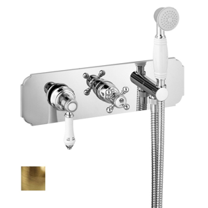 SAPHO VIENNA podomítková sprchová baterie s ruční sprchou, 3 výstupy, bronz VO143BR