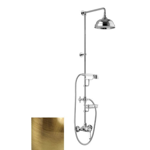 SAPHO VIENNA sprch. sloup s pákovou baterií, mýdlenka, v. 1291mm, bronz (LO41RM2250BR) VO138BR