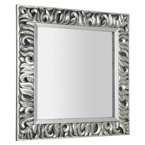 SAPHO ZEEGRAS zrcadlo v rámu, 90x90cm, stříbrná IN401