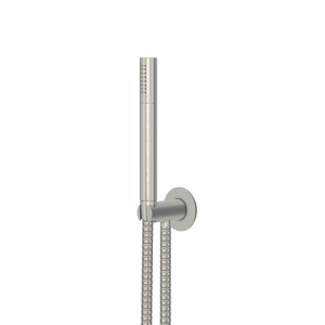 STEINBERG Sprchová souprava, kartáčovaný nikl (držák ruční sprchy s přívodem vody, ruční sprcha, kovová hadice) 100 1670 BN