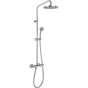TRES FLAT-TRES 20438701 Termostatický sprchový set FLAT, prům. 200mm, ruční sprcha